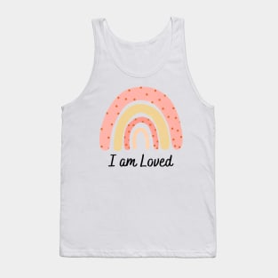 I am loved new baby toddler Tank Top